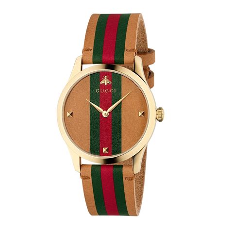 green and red striped gucci watch|Gucci g timeless watch 38mm.